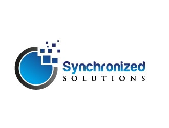 Synchronized Solutions Logo Design - 48hourslogo