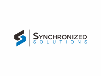 Synchronized Solutions logo design by aflah