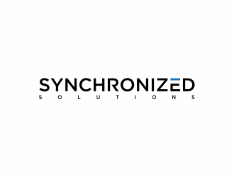Synchronized Solutions logo design by aflah
