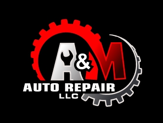 A&M Auto Repair LLC logo design by Foxcody