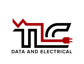 TLC Data and Electrical logo design by jaize