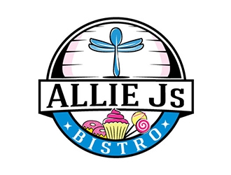 Allie Js Bistro logo design by gogo