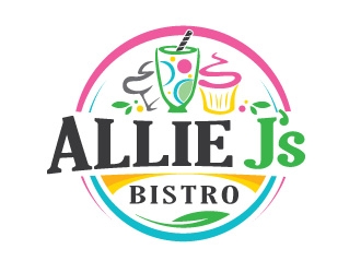 Allie Js Bistro logo design by gogo