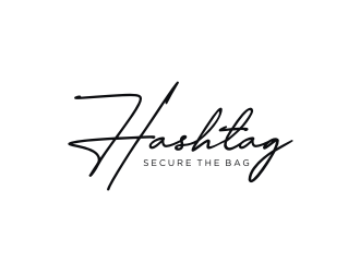 Hashtag Secure the Bag logo design by kevlogo