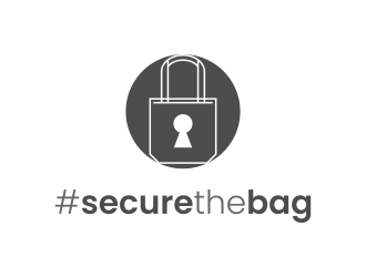 Hashtag Secure the Bag logo design by yunda