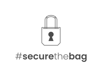 Hashtag Secure the Bag logo design by yunda