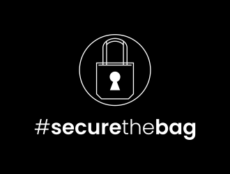 Hashtag Secure the Bag logo design by yunda