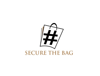 Hashtag Secure the Bag logo design by PANTONE