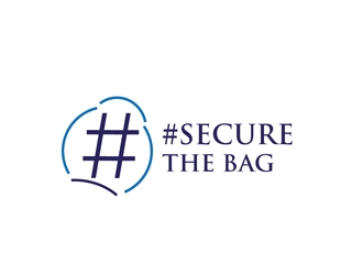 Hashtag Secure the Bag logo design by PANTONE