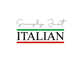 Simply just Italian logo design by SOLARFLARE