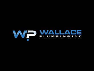 Wallace Plumbing Inc. logo design by Editor