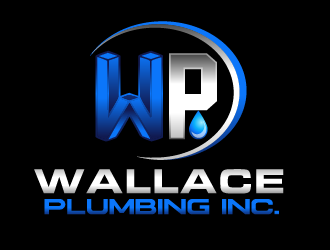 Wallace Plumbing Inc. logo design by axel182