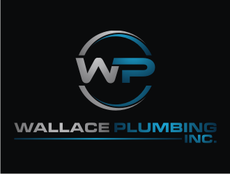 Wallace Plumbing Inc. logo design by logitec