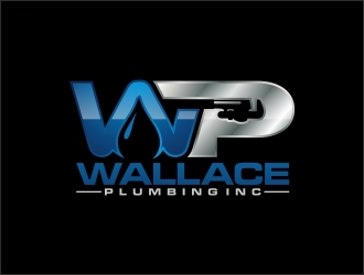 Wallace Plumbing Inc. logo design by agil