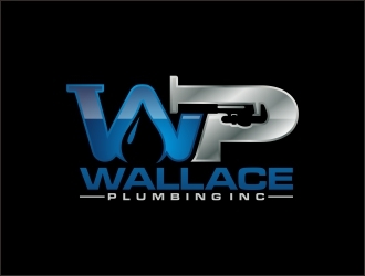 Wallace Plumbing Inc. logo design by agil