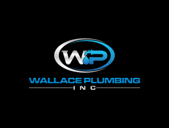 Wallace Plumbing Inc. logo design by luckyprasetyo