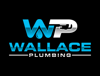 Wallace Plumbing Inc. logo design by IrvanB