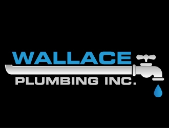 Wallace Plumbing Inc. logo design by AamirKhan