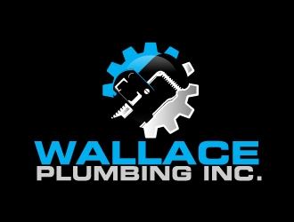 Wallace Plumbing Inc. logo design by AamirKhan