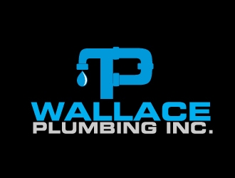 Wallace Plumbing Inc. logo design by AamirKhan