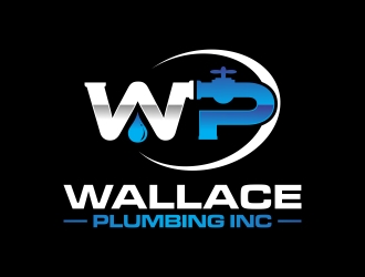 Wallace Plumbing Inc. logo design by javaz