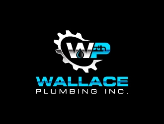 Wallace Plumbing Inc. logo design by wongndeso