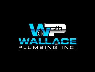 Wallace Plumbing Inc. logo design by wongndeso