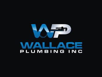 Wallace Plumbing Inc. logo design by Rizqy