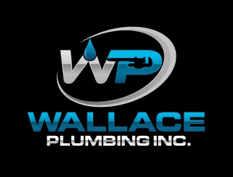 Wallace Plumbing Inc. logo design by nexgen