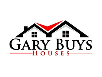 Gary Buys Houses (email is garybuyshousesar.com)  logo design by AamirKhan