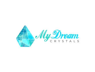 My Dream Crystals logo design by pixalrahul