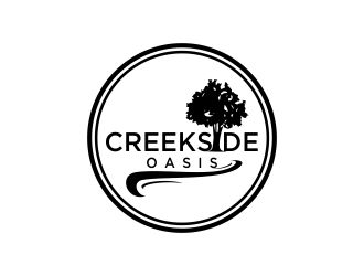 Creekside Oasis logo design by oke2angconcept