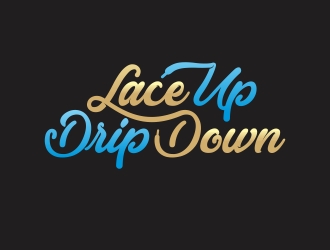 Lace Up Drip Down logo design by rokenrol