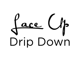 Lace Up Drip Down logo design by yoichi
