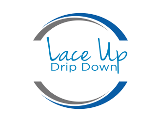 Lace Up Drip Down logo design by yoichi