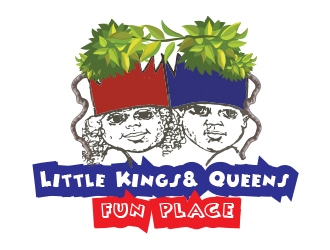 Little Kings  & Queens Fun Place logo design by heba