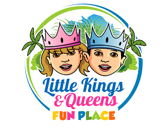 Little Kings  & Queens Fun Place logo design by haze