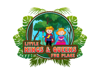 Little Kings  & Queens Fun Place logo design by nona