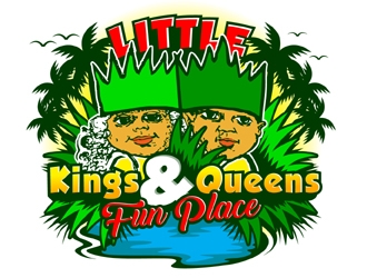 Little Kings  & Queens Fun Place logo design by MAXR