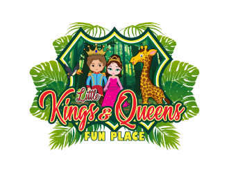 Little Kings  & Queens Fun Place logo design by nona