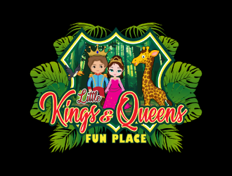 Little Kings  & Queens Fun Place logo design by nona