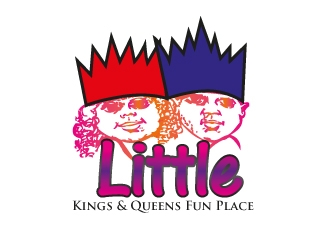 Little Kings  & Queens Fun Place logo design by Aslam