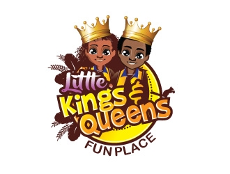 Little Kings  & Queens Fun Place logo design by gogo