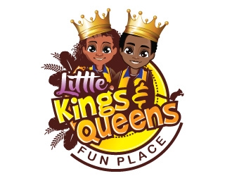 Little Kings  & Queens Fun Place logo design by gogo