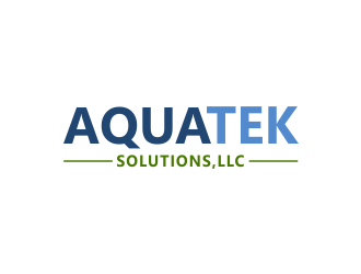AquaTek Solutions, LLC logo design by Girly