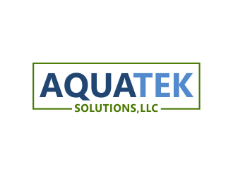 AquaTek Solutions, LLC logo design by Girly