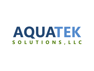 AquaTek Solutions, LLC logo design by Girly