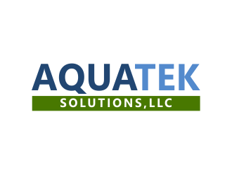AquaTek Solutions, LLC logo design by Girly
