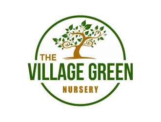 The Village Green Nursery  logo design by Girly