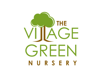 The Village Green Nursery  logo design by Girly